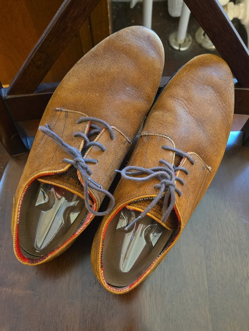 Men's Woolrich Casual Brown Derby Shoes, Size 11